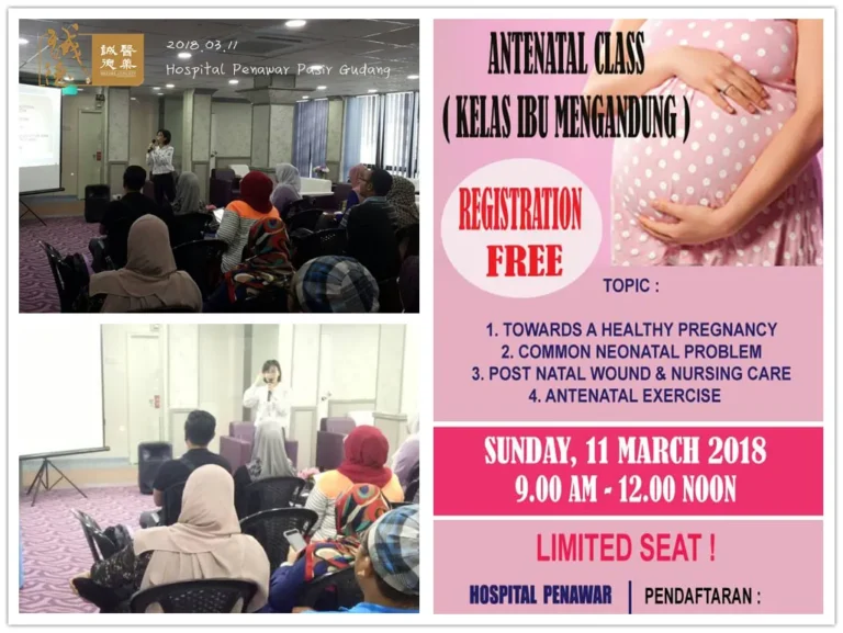 11.3.2018 - Hospital Penawar: Antenatal Class